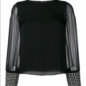 Alice + Olivia Vix Crystal Embellished. Size M.